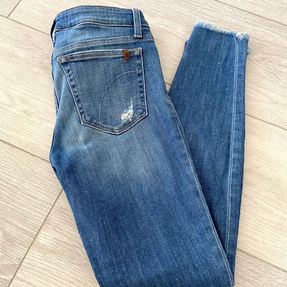 Joe's Distressed Ripped Denim Jeans